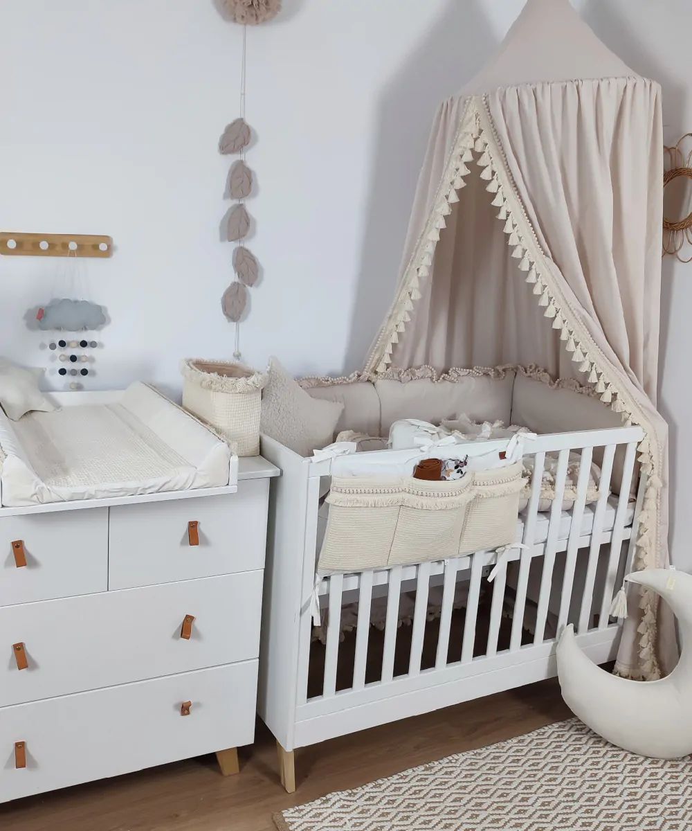 baldachim do łóżeczka